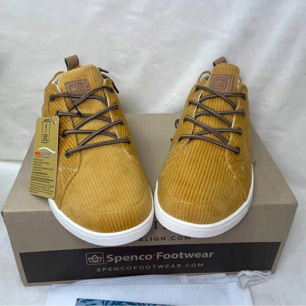 Spenco Santa Clara Cozy Shoes Mustard 11D US/ 41.5D‎ EU, F 636
